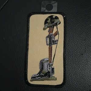 NWT Hat/Boot/Gun Motorcycle Patch Biker Accessory Iron-On USA Veteran